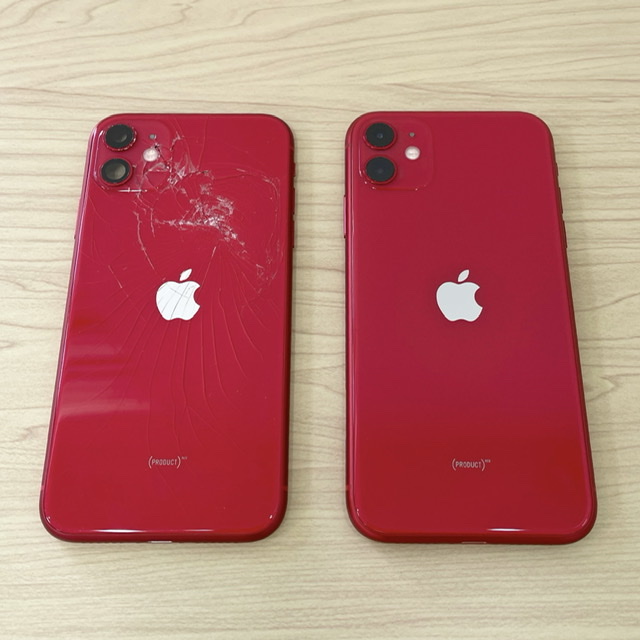 iPhone11 背面ガラス割れ修理