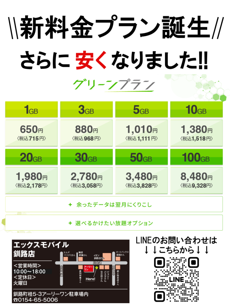 スマホ料金プランがさらに安くなりました